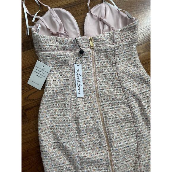 For Love & Lemons Dionne Tweed Jacket & Mini Dress Size S New - Picture 6 of 10